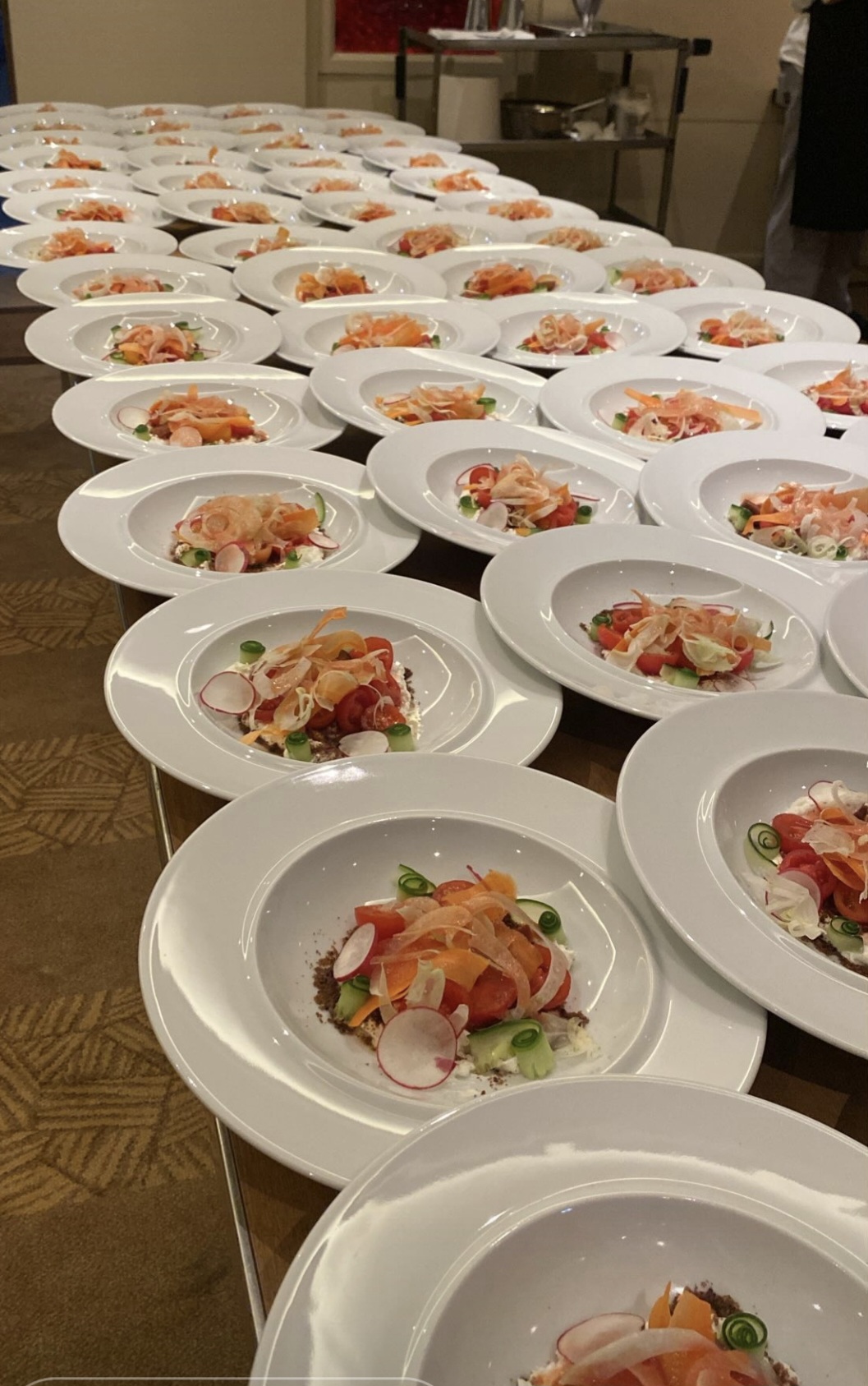 Mediterranean cuisine dish by Chef Anestis Karavasilis